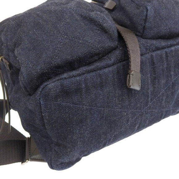 MONCLER Cotton DAUPHINE LARGE Rucksack Backpack F109B5A70010 Blue Ladies - Picture 3 of 10